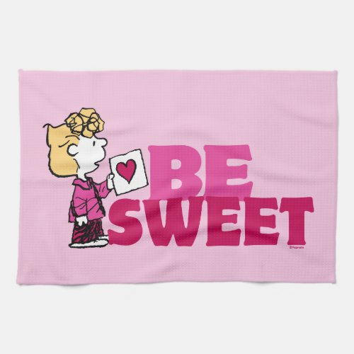 Peanuts  Valentines Day  Sally Be Sweet Kitchen Towel