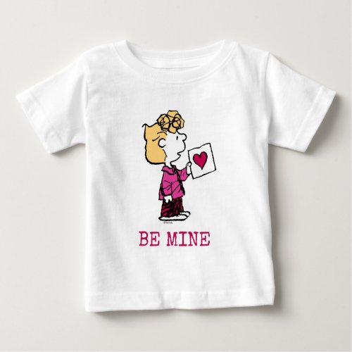 Peanuts  Valentines Day  Sally Valentine Card Baby T_Shirt