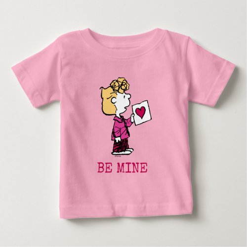 Peanuts  Valentines Day  Sally Valentine Card Baby T_Shirt