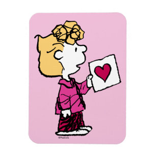 Peanuts   Valentine's Day   Sally Valentine Card Magnet
