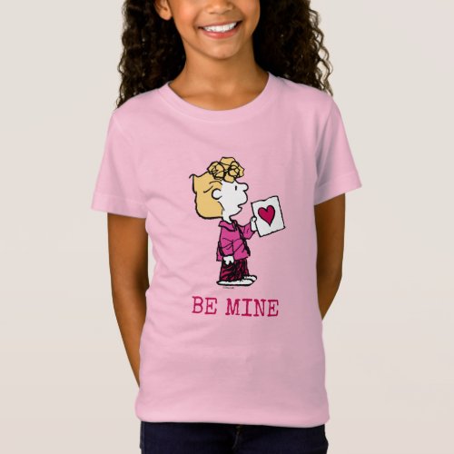 Peanuts  Valentines Day  Sally Valentine Card T_Shirt