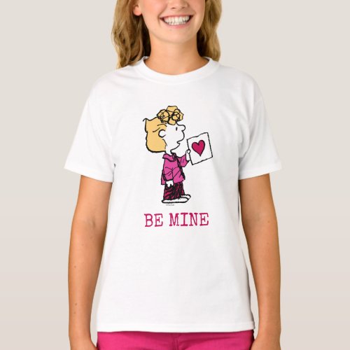 Peanuts  Valentines Day  Sally Valentine Card T_Shirt