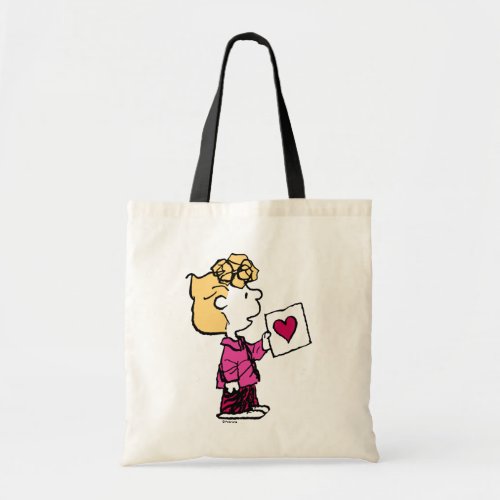 Peanuts  Valentines Day  Sally Valentine Card Tote Bag