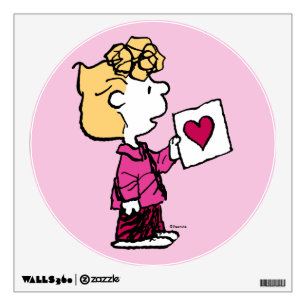 Peanuts   Valentine's Day   Sally Valentine Card Wall Decal