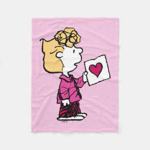 Peanuts   Valentine's Day   Sally Valentine Fleece Blanket