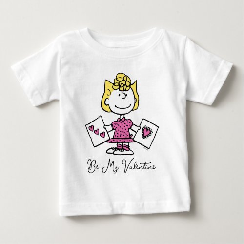 Peanuts  Valentines Day  Sally Valentines Baby T_Shirt