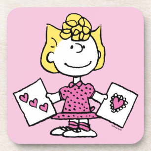 Peanuts Valentine's Day Sally Valentines Beverage Coaster