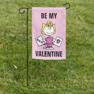 Peanuts Valentine's Day Sally Valentines Garden Flag