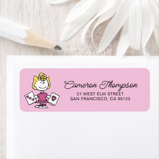 Peanuts | Valentine's Day | Sally Valentines Label (Insitu)
