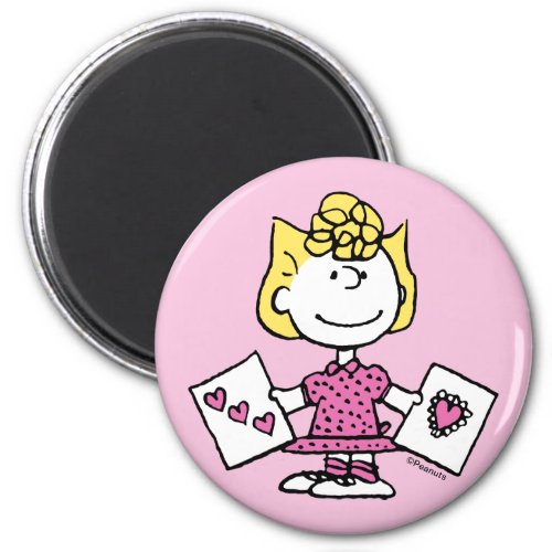 Peanuts  Valentines Day  Sally Valentines Magnet