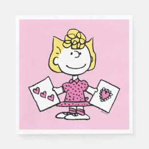 Peanuts Valentine's Day Sally Valentines Napkins