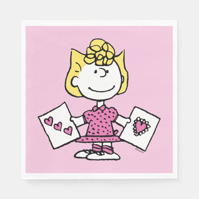Peanuts | Valentine's Day | Sally Valentines Napkins (Front)