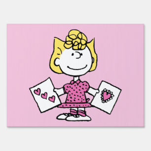 Peanuts   Valentine's Day   Sally Valentines Sign