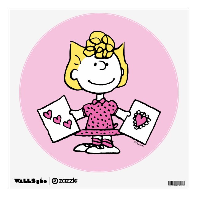 Peanuts | Valentine's Day | Sally Valentines Wall Decal (Front)