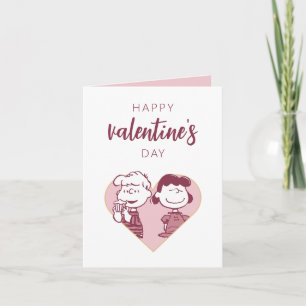 Peanuts   Valentine's Day   Schroeder & Lucy Card