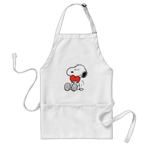 Peanuts   Valentine's Day   Snoopy Heart Hug Adult Apron