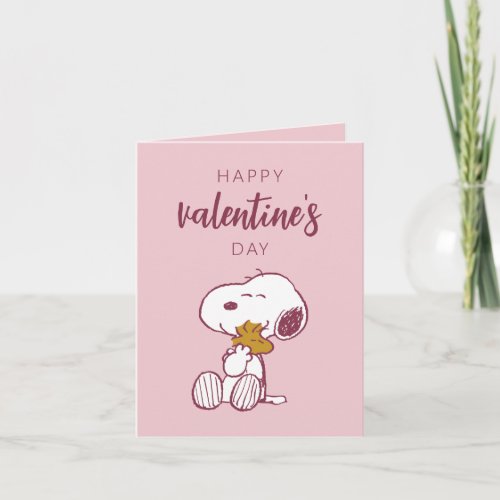 Peanuts  Valentines Day  Snoopy Heart Hug Card