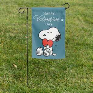 Peanuts Valentine's Day Snoopy Heart Hug Garden Flag
