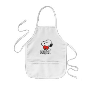 Peanuts Valentine's Day Snoopy Heart Hug Kids' Apron