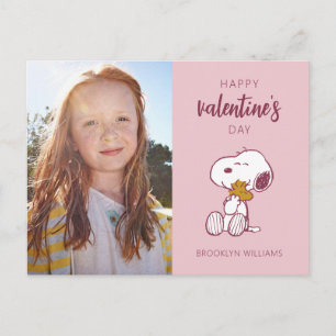 Peanuts Valentine's Day Snoopy Heart Hug Postcard