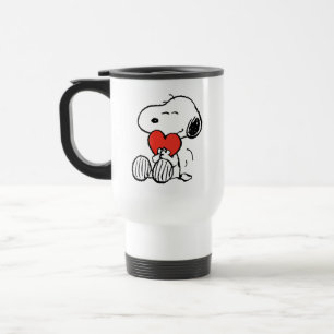 Peanuts Valentine's Day Snoopy Heart Hug Travel Mug