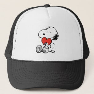 Peanuts Valentine's Day Snoopy Heart Hug Trucker Hat