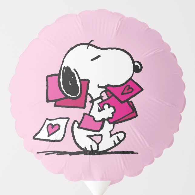 Peanuts | Valentine's Day | Snoopy With Valentines Balloon (Front)