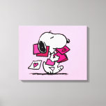 Peanuts | Valentine's Day | Snoopy With Valentines Canvas Print