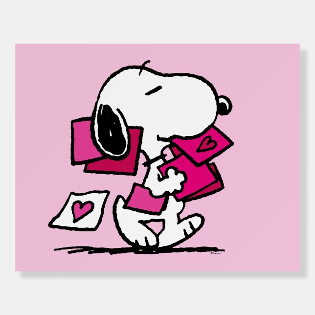 Peanuts | Valentine's Day | Snoopy With Valentines Foam Board (Front)