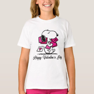 Peanuts   Valentine's Day   Snoopy With Valentines T-Shirt