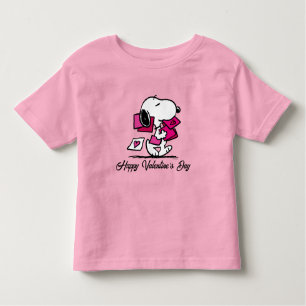 Peanuts Valentine's Day Snoopy With Valentines Toddler T-shirt