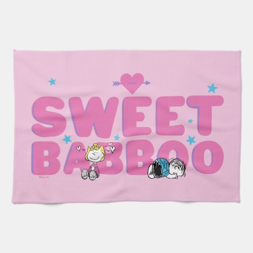 Peanuts  Valentines Day  Sweet Babboo Kitchen Towel