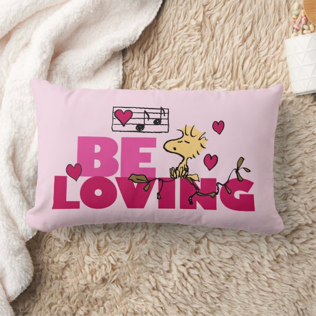 Peanuts | Valentine's Day | Woodstock Be Loving Lumbar Pillow (Blanket)