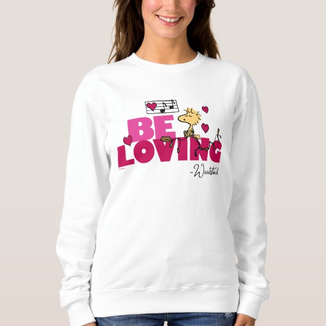 Peanuts | Valentine's Day | Woodstock Be Loving Sweatshirt (Front)