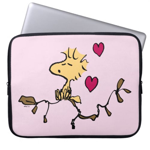 Peanuts  Valentines Day  Woodstock Whistle Laptop Sleeve
