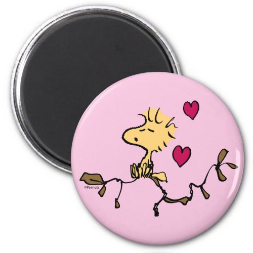 Peanuts  Valentines Day  Woodstock Whistle Magnet