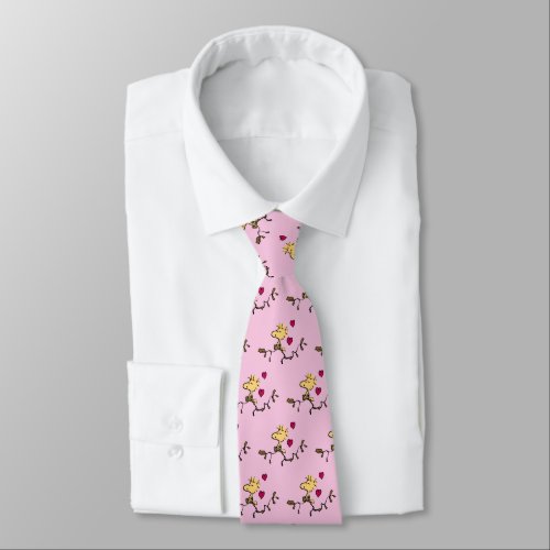 Peanuts  Valentines Day  Woodstock Whistle Neck Tie