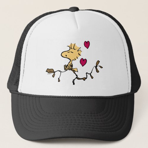 Peanuts  Valentines Day  Woodstock Whistle Trucker Hat