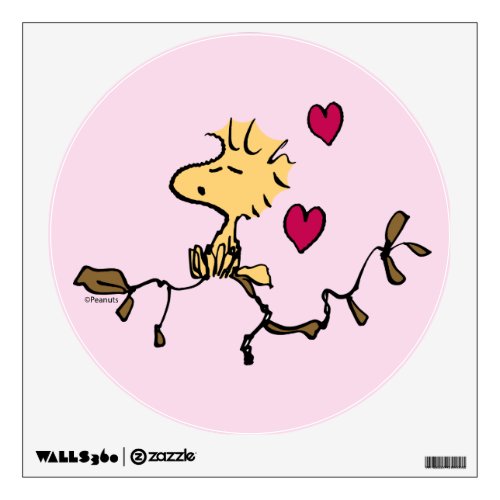 Peanuts  Valentines Day  Woodstock Whistle Wall Decal