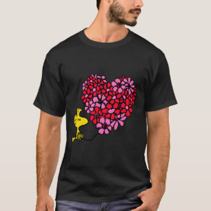 Peanuts - Valentines - Floral Heart  T-Shirt