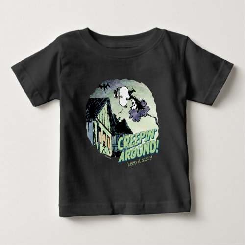 Peanuts  Vampire is Creepin Around Baby T_Shirt