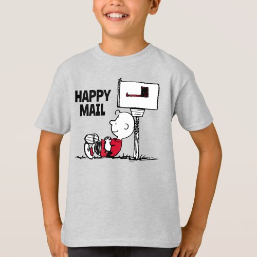 Peanuts  Waiting for the Mail T_Shirt