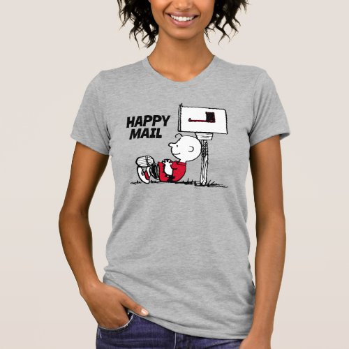 Peanuts  Waiting for the Mail T_Shirt