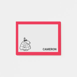 Peanuts Warm & Cozy Add Your Name Post-it Notes