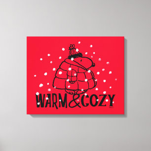 Peanuts   Warm & Cozy Canvas Print