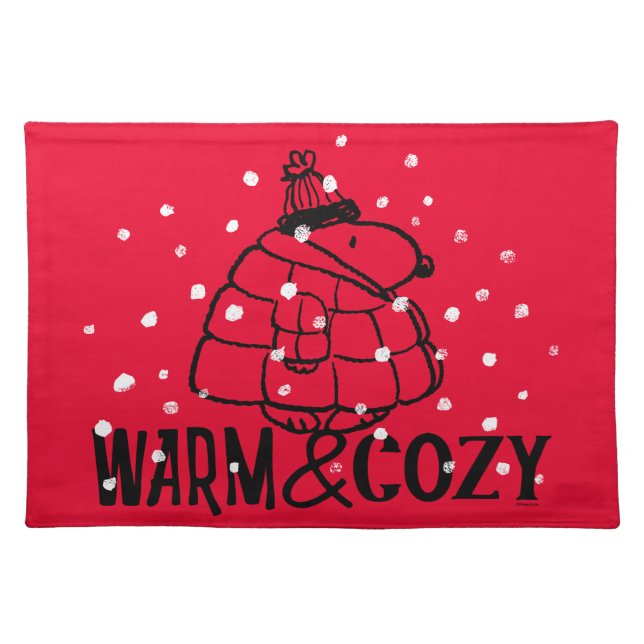 Peanuts | Warm & Cozy Cloth Placemat (Front)