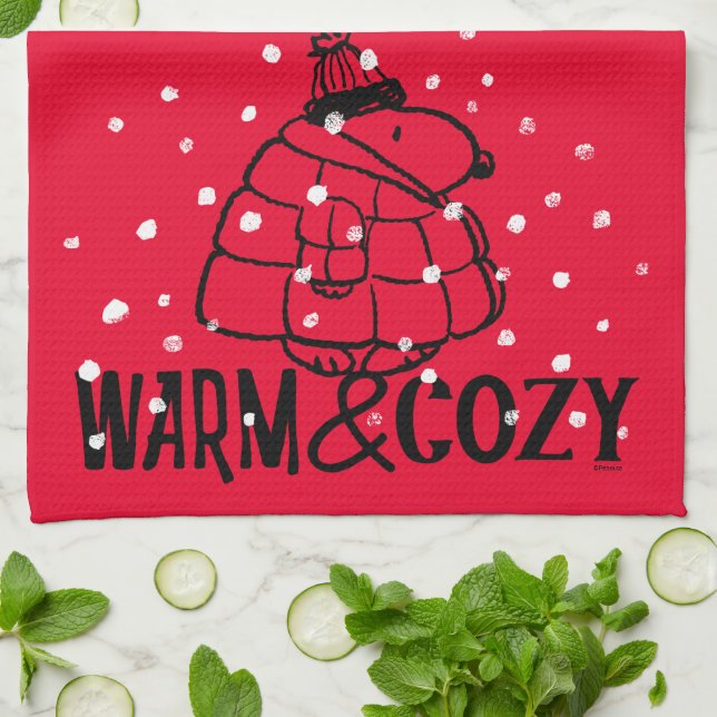 Peanuts | Warm & Cozy Kitchen Towel (Folded)