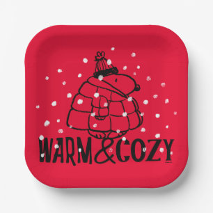 Peanuts   Warm & Cozy Paper Plates