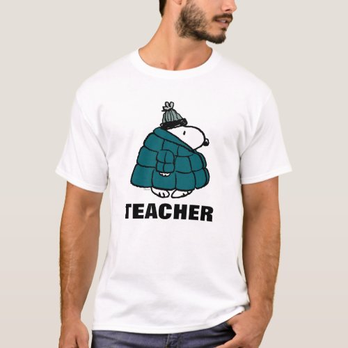 Peanuts  Warm  Cozy Teacher T_Shirt