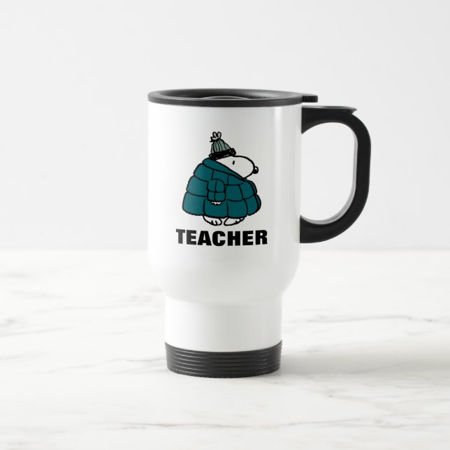 Peanuts | Warm & Cozy Teacher Travel Mug (Right)